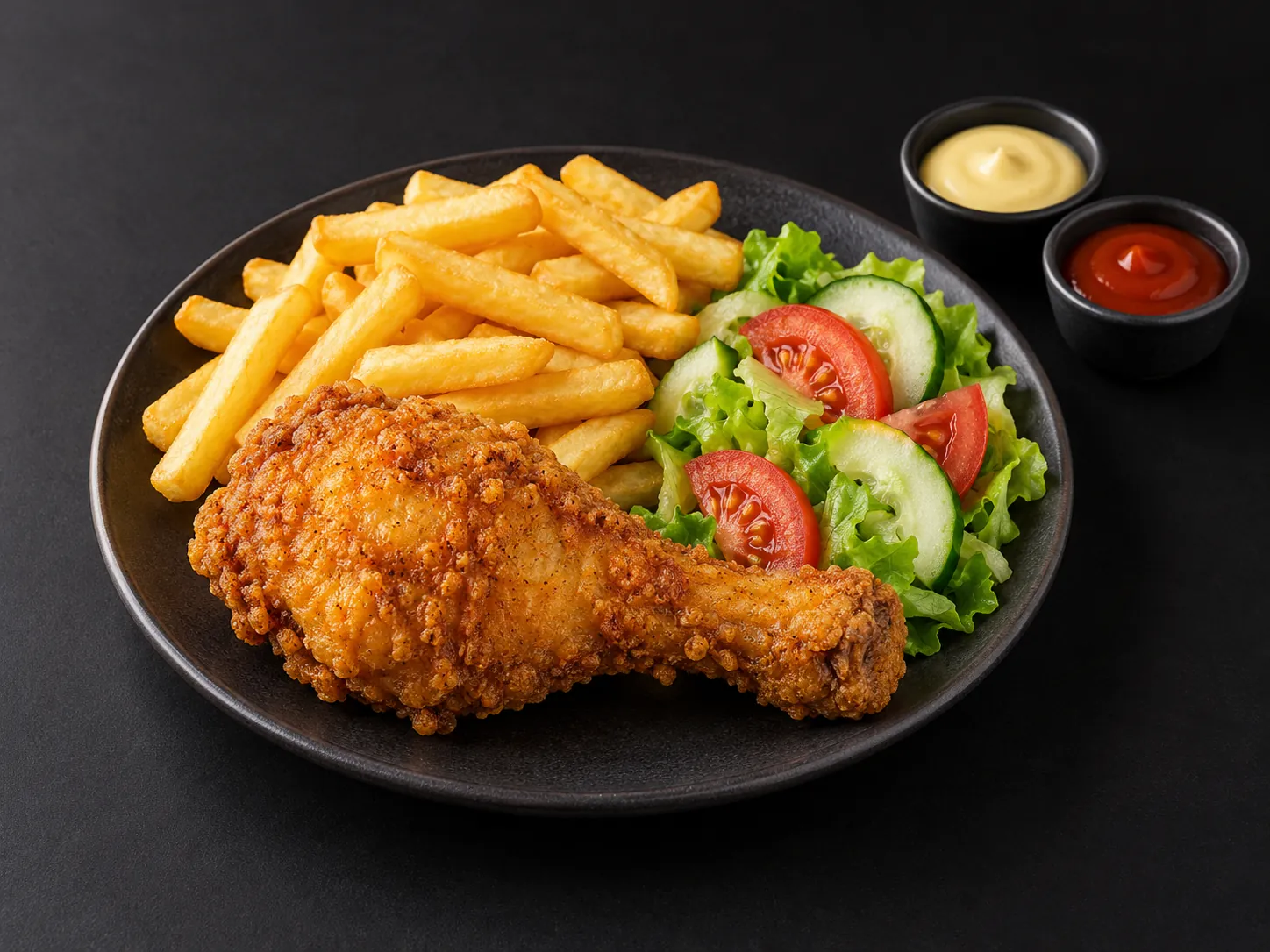 Imagen referencial de Pierna personal de Calle Fast Food.