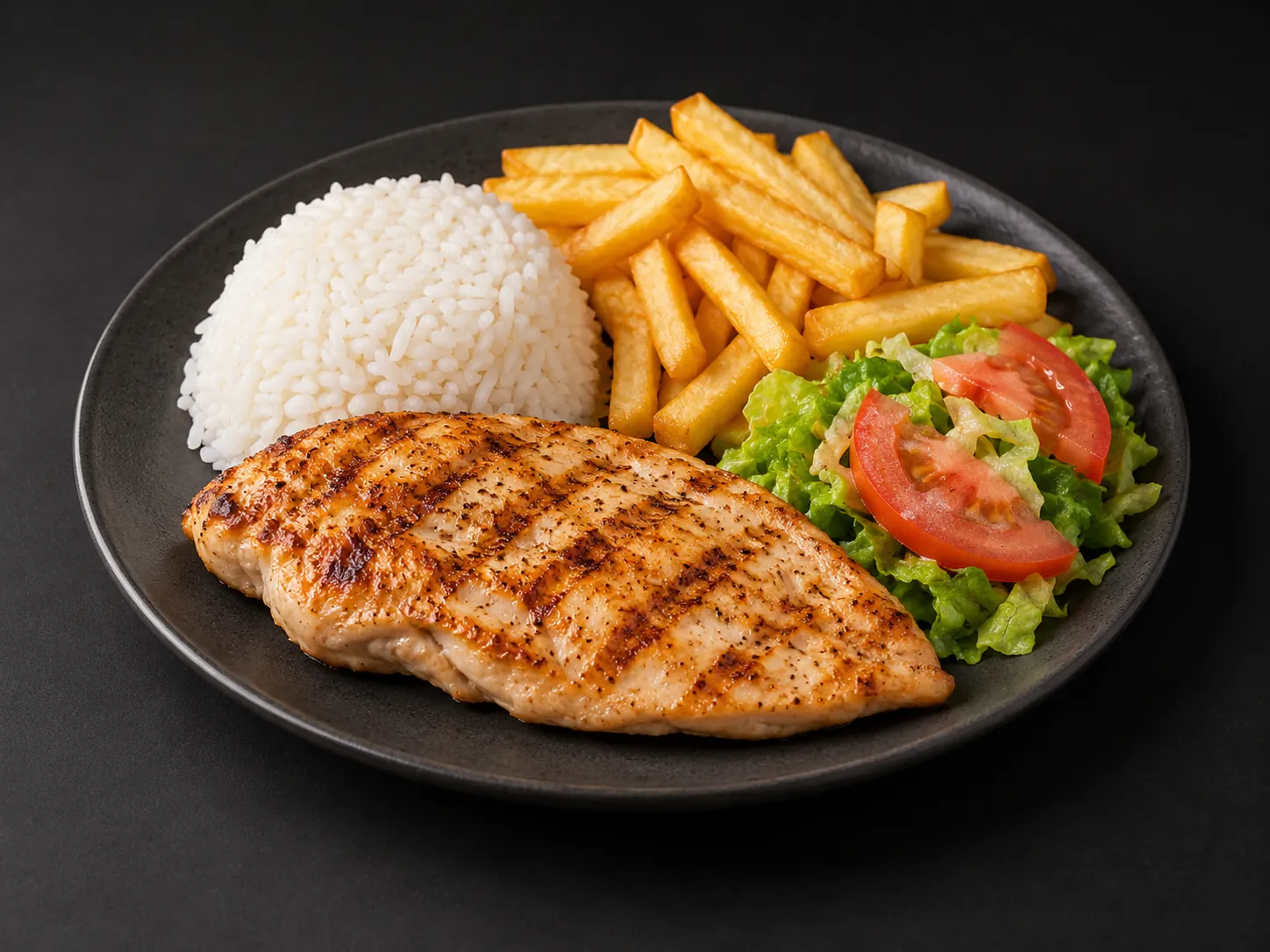 Imagen referencial de Pollo a la plancha de Calle Fast Food.