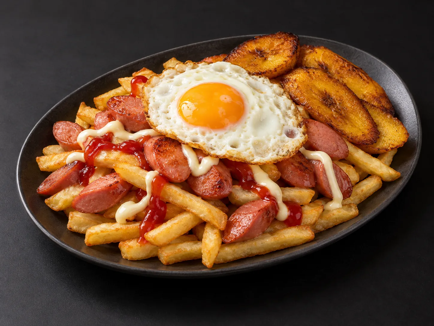 Imagen referencial de Salchipapa a lo Pobre de Calle Fast Food.