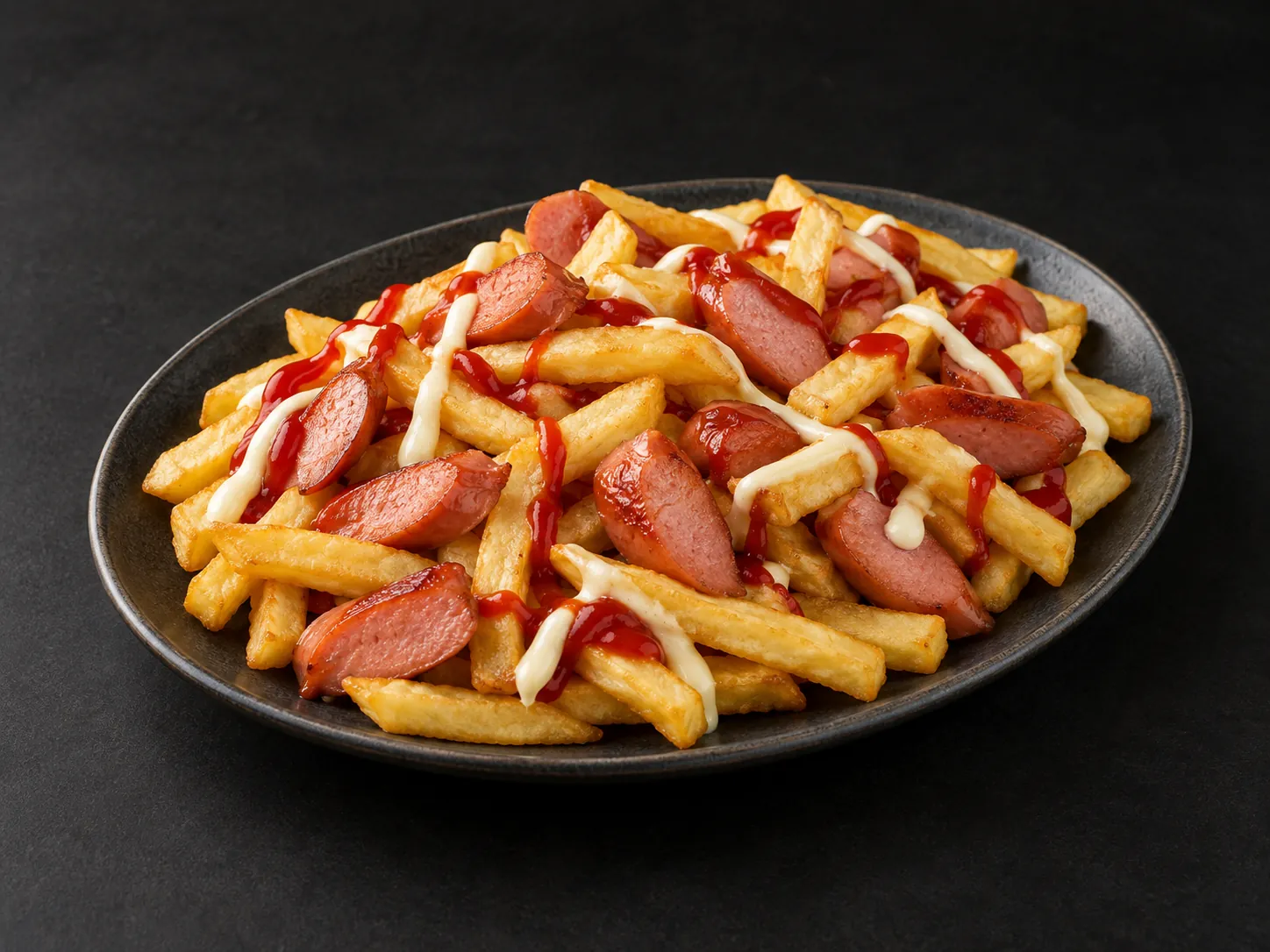 Imagen referencial de Salchipapa Chihuán de Calle Fast Food.